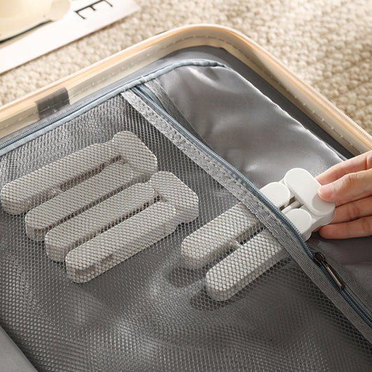 Foldable Telescopic ABS Material Travel Hangers Non-slip Thickened Seamless Clothes Hanger Clips Multifunctional